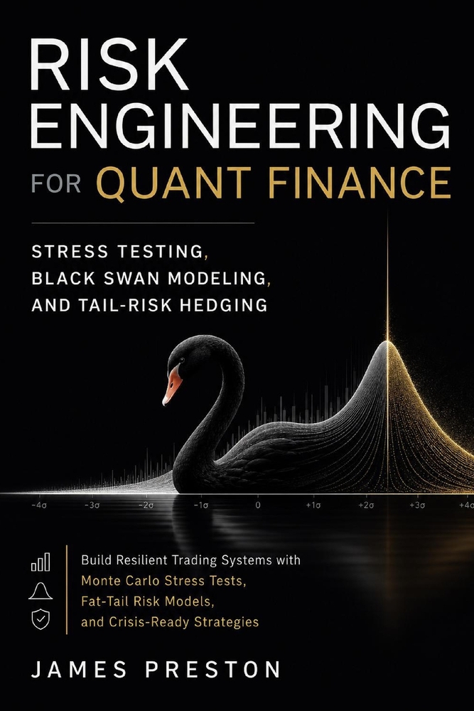 Risk Engineering for Quant Finance: Stress Testing, Black Swan Modeling, and Tail-Risk Hedging: Build Resilient Trading Systems with Monte Carlo Stres cover