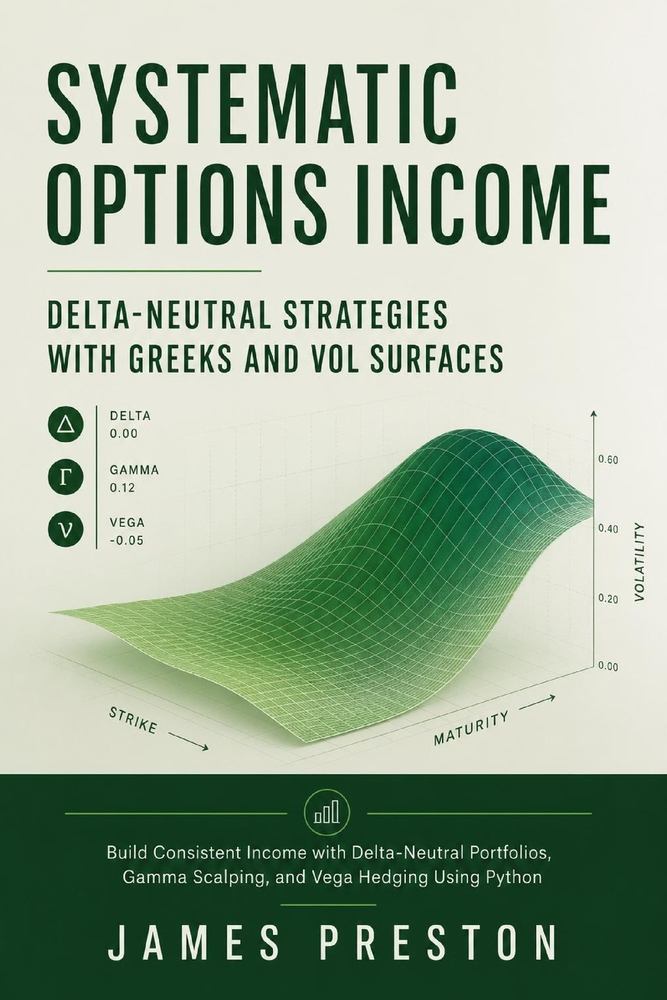 Systematic Options Income: Delta-Neutral Strategies with Greeks and Vol Surfaces: Build Consistent Income with Delta-Neutral Portfolios, Gamma Scalpin cover