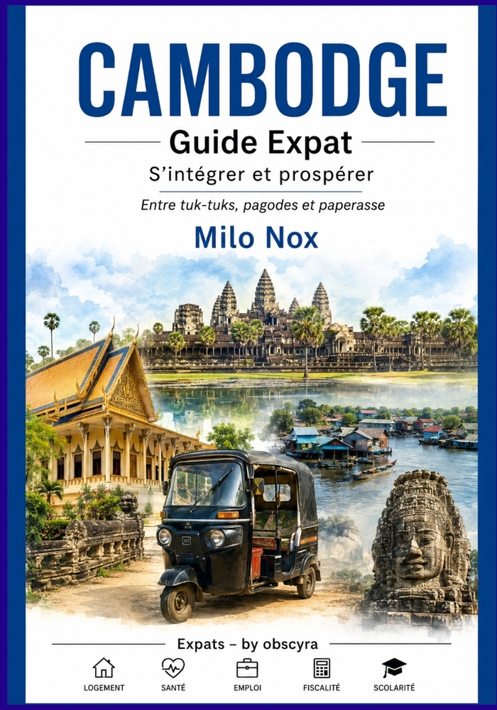Cambodge Guide Expat: S'intégrer et prospérer entre tuk-tuks, pagodes et paperasse cover