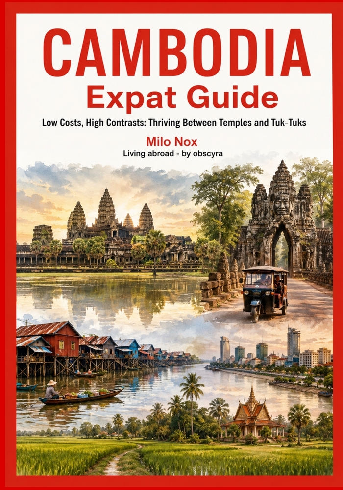 Cambodia Expat Guide: Low Costs, High Contrasts: Thriving Between Temples and Tuk-Tuks cover