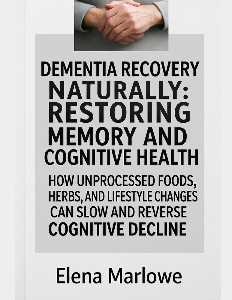 Dementia Recovery Naturally: Restoring Memory and Cognitive Health: How Unprocessed Foods, Herbs, and Lifestyle Changes Can Slow and Reverse Cognitive cover