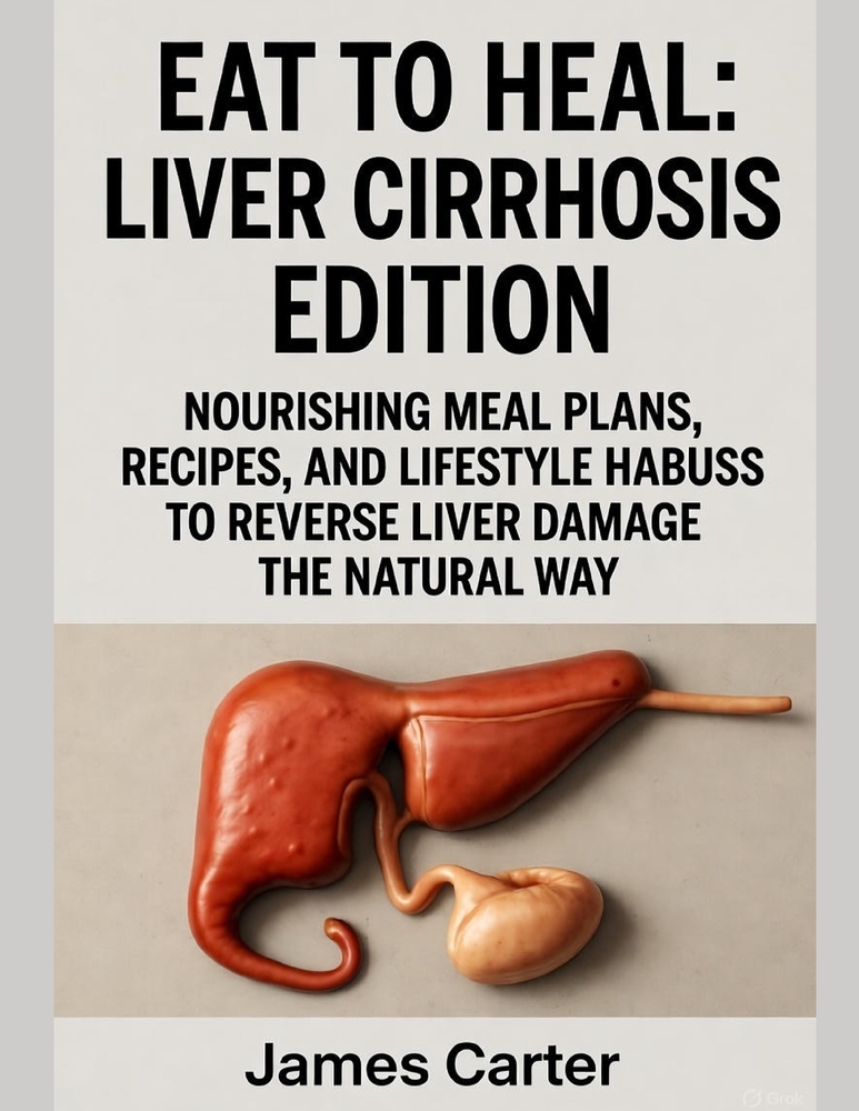 Eat to Heal: Liver Cirrhosis Edition: Nourishing Meal Plans, Recipes, and Lifestyle Habits to Reverse Liver Damage the Natural Way cover