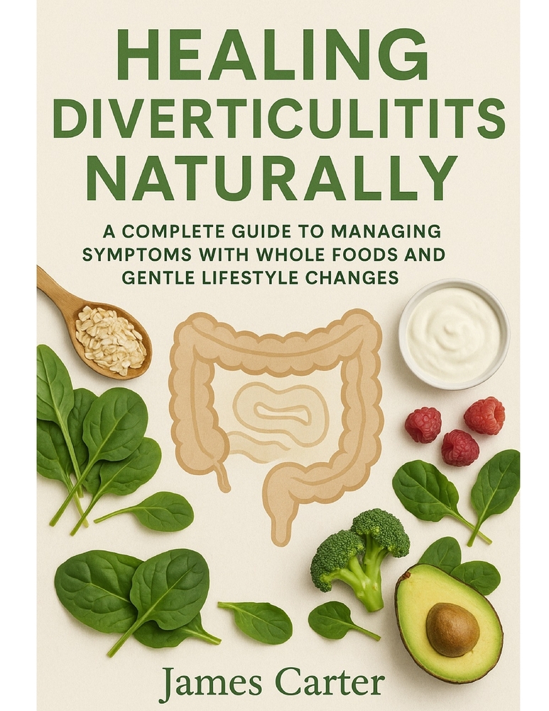 Healing Diverticulitis Naturally: A Complete Guide to Managing Symptoms with Whole Foods and Gentle Lifestyle Changes cover