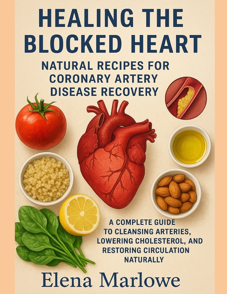 Healing the Blocked Heart: Natural Recipes for Coronary Artery Disease Recovery: A Complete Guide to Cleansing Arteries, Lowering Cholesterol, and Res cover