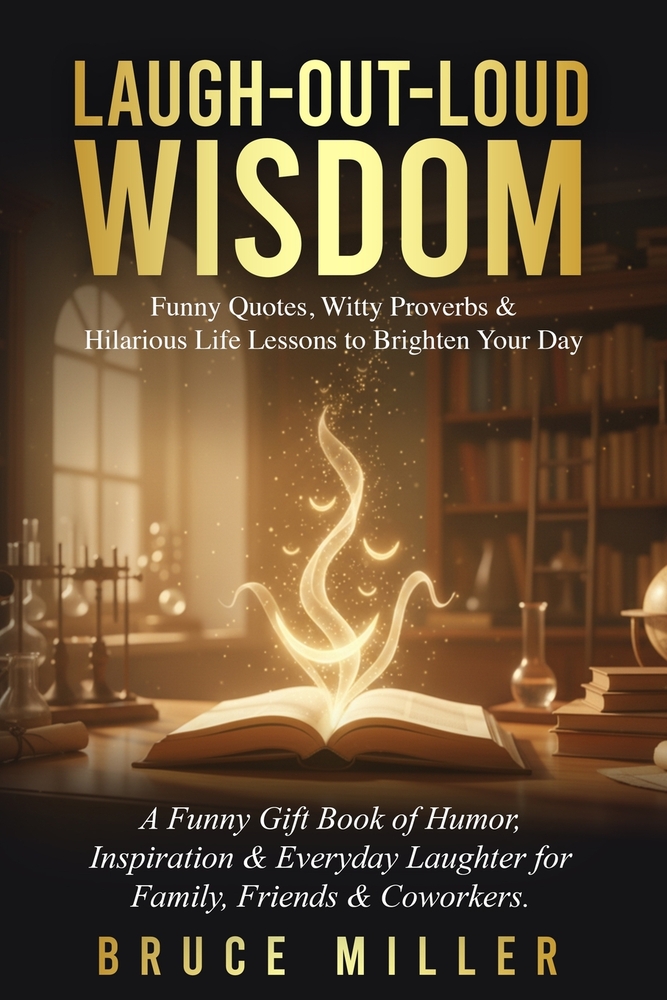 Laugh-Out-Loud Wisdom -- Funny Quotes, Witty Proverbs & Hilarious Life Lessons to Brighten Your Day: A Funny Gift Book of Humor, Inspiration & Everyda cover