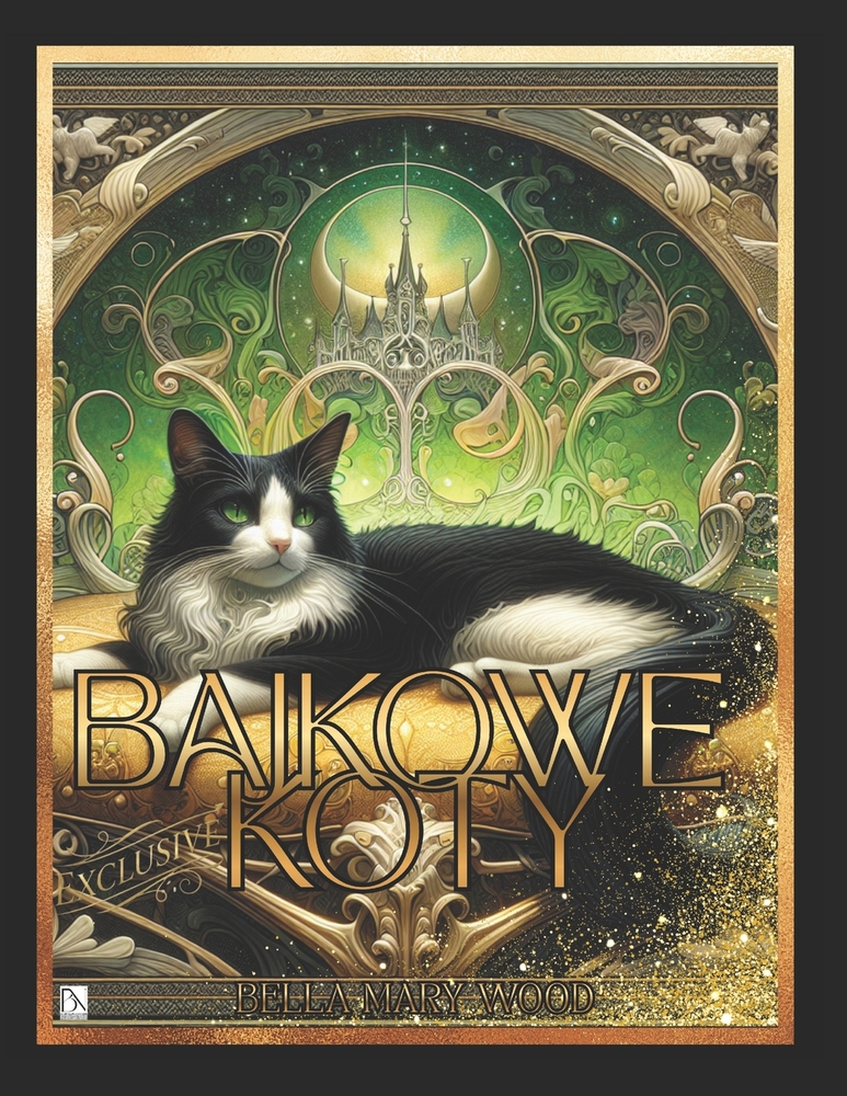 Bajkowe Koty Kotomagiczna książka do kolorowania: magiczna kolorowanka cover