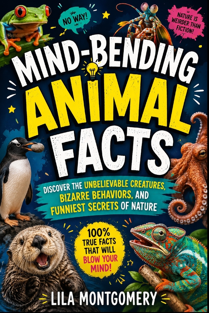 Mind-Bending Animal Facts: Discover the Unbelievable Creatures, Bizarre Behaviors, and Funniest Secrets of Nature cover