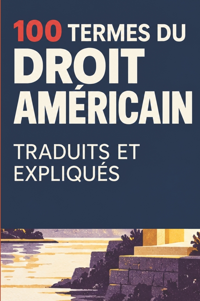 100 Termes Du Droit Américain Traduits Et Expliqués cover