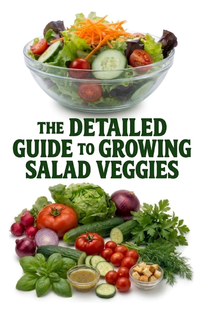 The Detailed Guide to Growing Salad Veggies cover