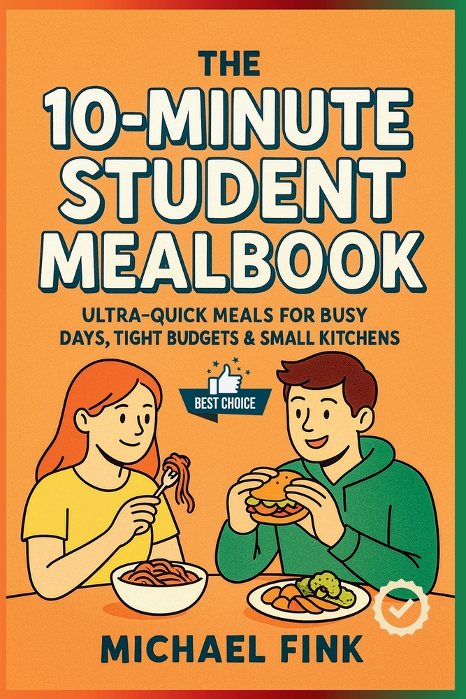 The 10-Minute Student Mealbook: Ultra-Quick Meals for Busy Days, Tight Budgets & Small Kitchens cover