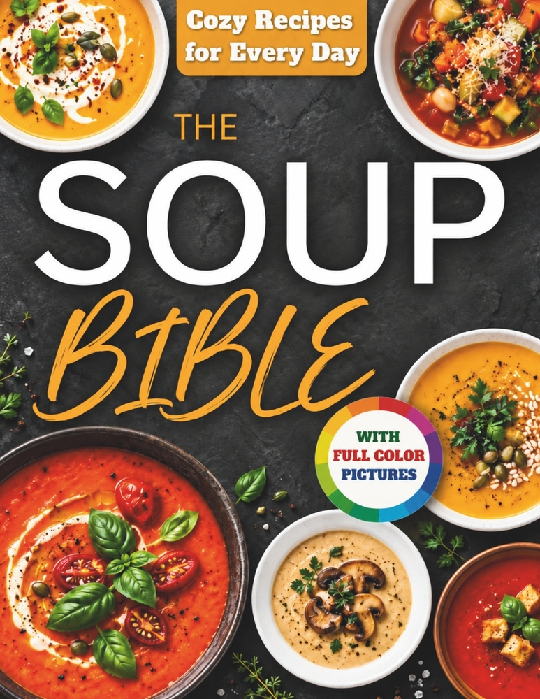 The Soup Bible: Healthy, Simple and Nourishing Soup Recipes Crafted to Warm Your Days and Bring Calm to Your Routine Includes Practical Tips to Custom cover