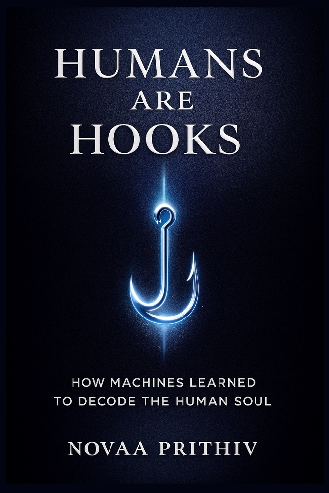 Humans Are Hooks: HOW MACHINES LEARNED TO DECODE THE HUMAN SOUL: Understanding Algorithms, Dopamine Loops, and the Psychology of the Modern Mind cover