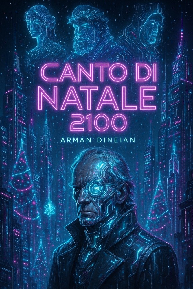Canto di Natale 2100: Una storia di spettri nel nuovo secolo - Romanzo cyberpunk ispirato a Dickens cover