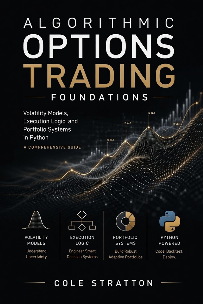 Algorithmic Options Trading Foundations: Volatility Models, Execution Logic, and Portfolio Systems in Python cover