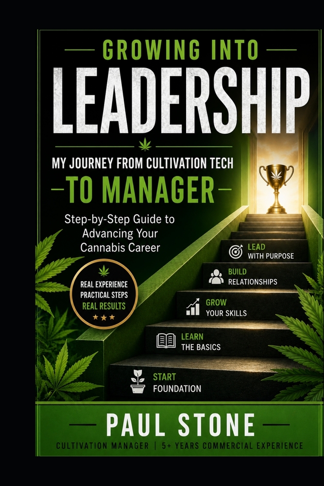 Growing Into Leadership: MY JOURNEY FROM CULTIVATION TECH TO MANAGER: Step-by-Step Guide to Advancing Your Cannabis Career cover