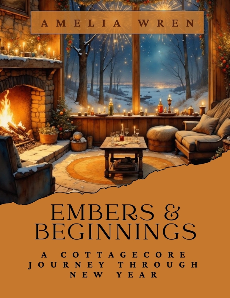 Embers & Beginnings: A Cottagecore Journey Through New Year cover