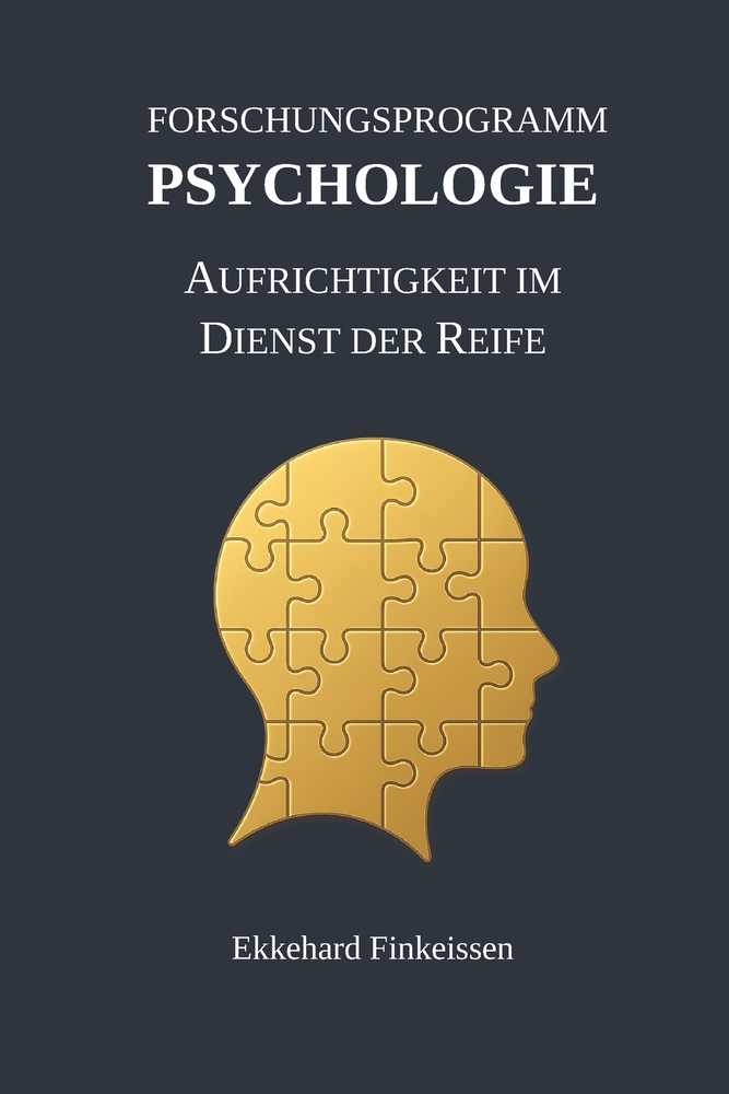 Das Forschungsprogramm PSYCHOLOGIE: Aufrichtigkeit im Dienst der Reife cover