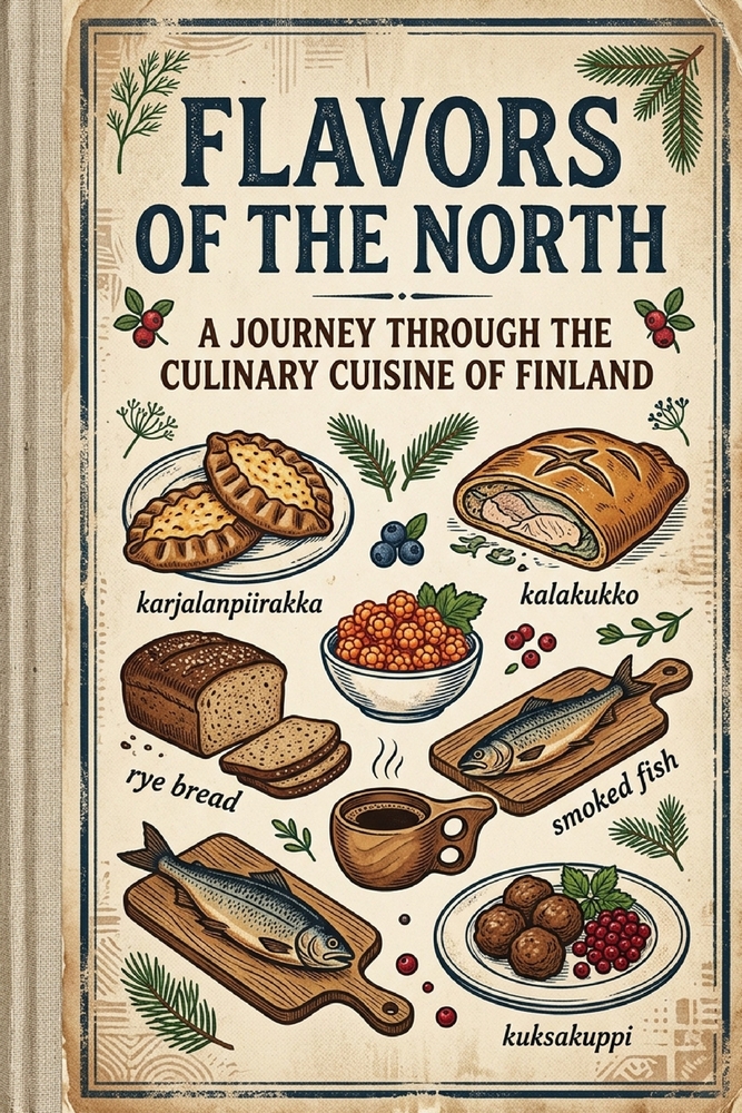 Flavors of the North A Journey Through the Culinary Cuisine of Finland cover