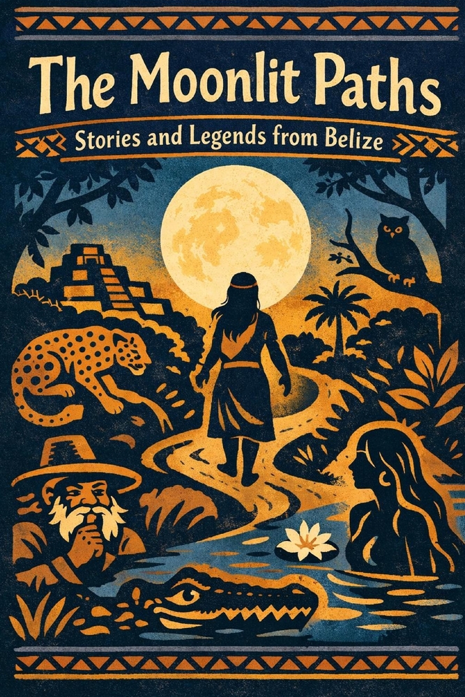The Moonlit Paths: Stories and Legends from Belize cover
