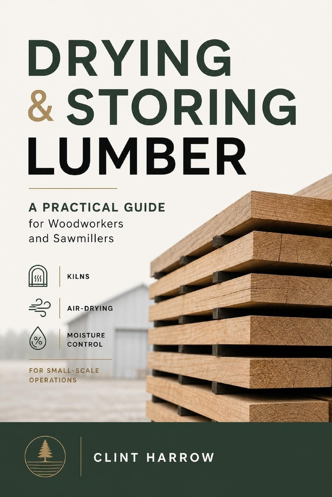Drying & Storing Lumber: A Practical Guide for Woodworkers and Sawmillers: Master the Missing Step Between Milling and Building cover
