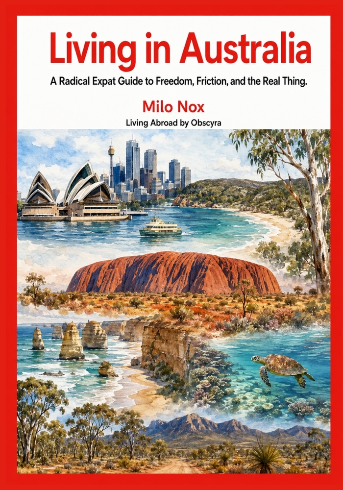 Living in Australia: A Radical Expat Guide to Freedom, Friction, and the Real Thing cover