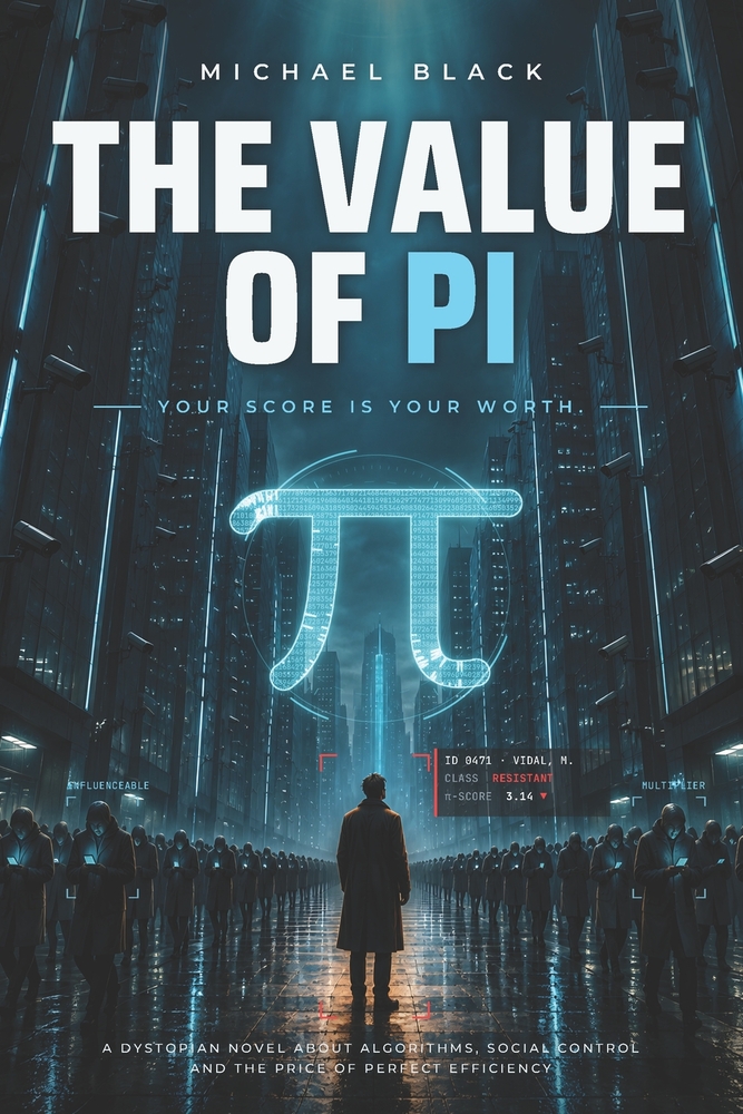 The Value of Pi: A dystopian novel about algorithms, social control, and the price of perfect efficiency cover