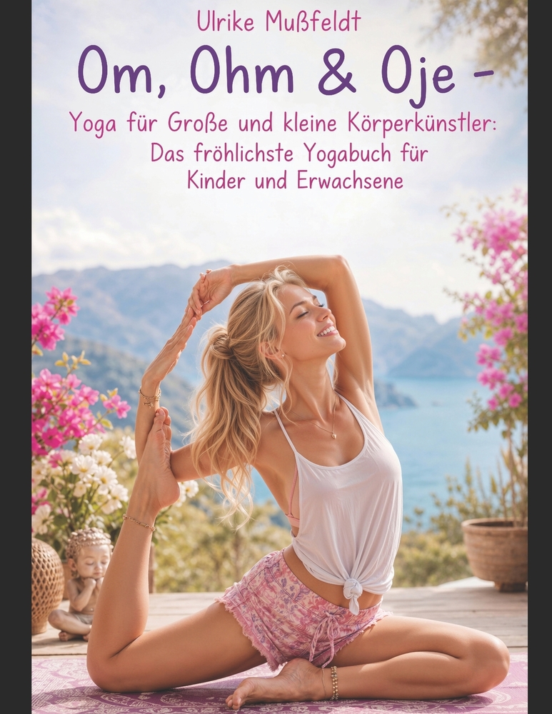 Om, Ohm & Oje - Yoga für Große und kleine Körperkünstler: Das fröhlichste Yogabuch für Kinder und Erwachsene cover