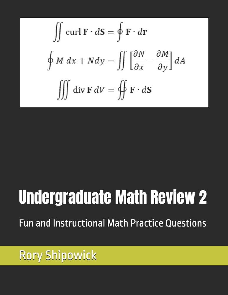 Undergraduate Math Review 2: Fun and Instructional Math Practice Questions cover