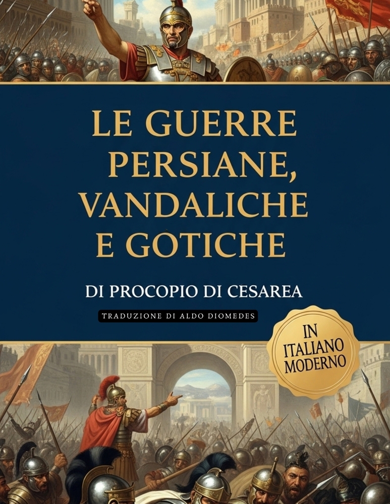 Le Guerre di Procopio: Persiane, Vandaliche e Gotiche: Edizione in Italiano Moderno cover