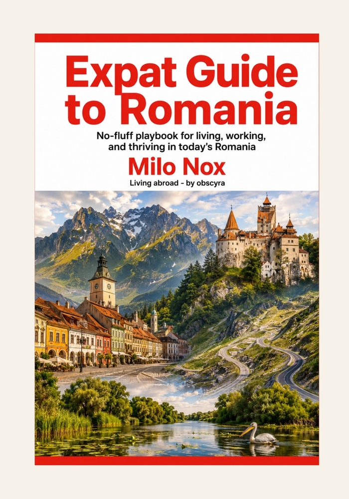 Expat Guide to Romania: No-fluff Playbook for Living, Working, and Thriving in Today's Romania cover