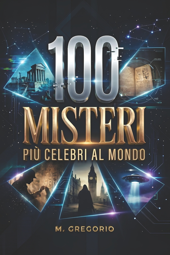 100 Misteri più Celebri al Mondo: La guida definitiva ai più grandi misteri del mondo. Da Atlantide ai casi irrisolti, dagli UFO alla scienza inspiega cover