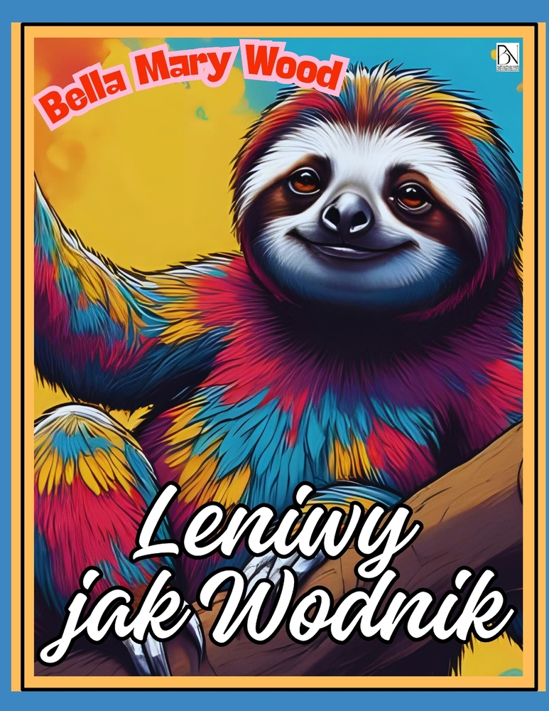 Leniwy jak Wodnik, czyli Genialna książka do kolorowania dla leniwej osoby urodzonej w znaku Wodnika: wygodna książka cover