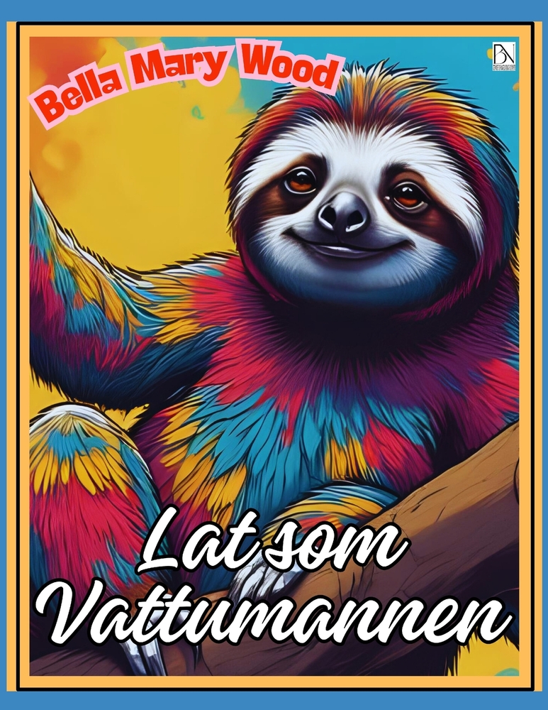 Lat som Vattumannen eller En briljant målarbok för den lata personen född i Vattumannens tecken: målarbok sommar cover