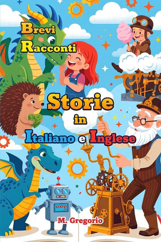 Brevi Racconti per Bambini per Imparare l'Inglese: Storie Bilingue in Italiano e Inglese per ragazzi, Educative e Ricche di Insegnamenti, Libro illust cover
