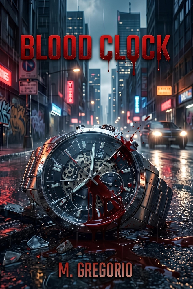 Blood Clock: Every murder is a cog, every broken clock a message. An ancient conspiracy threatens the world, and only one man can decipher the code be cover
