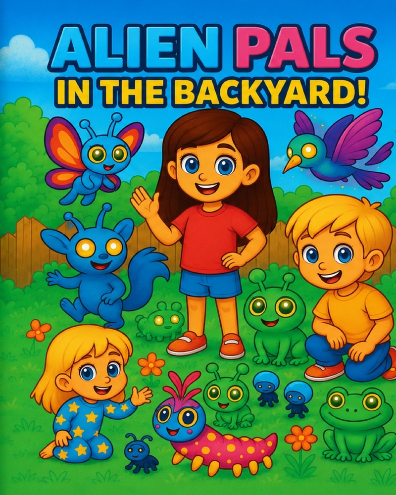 Alien Pals in the Backyard! cover