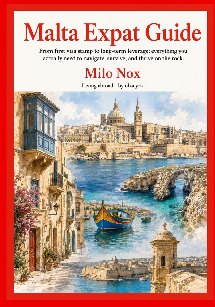 Malta Expat Guide: From first visa stamp to long-term leverage: everything you actually need to navigate, survive, and thrive on the rock. cover
