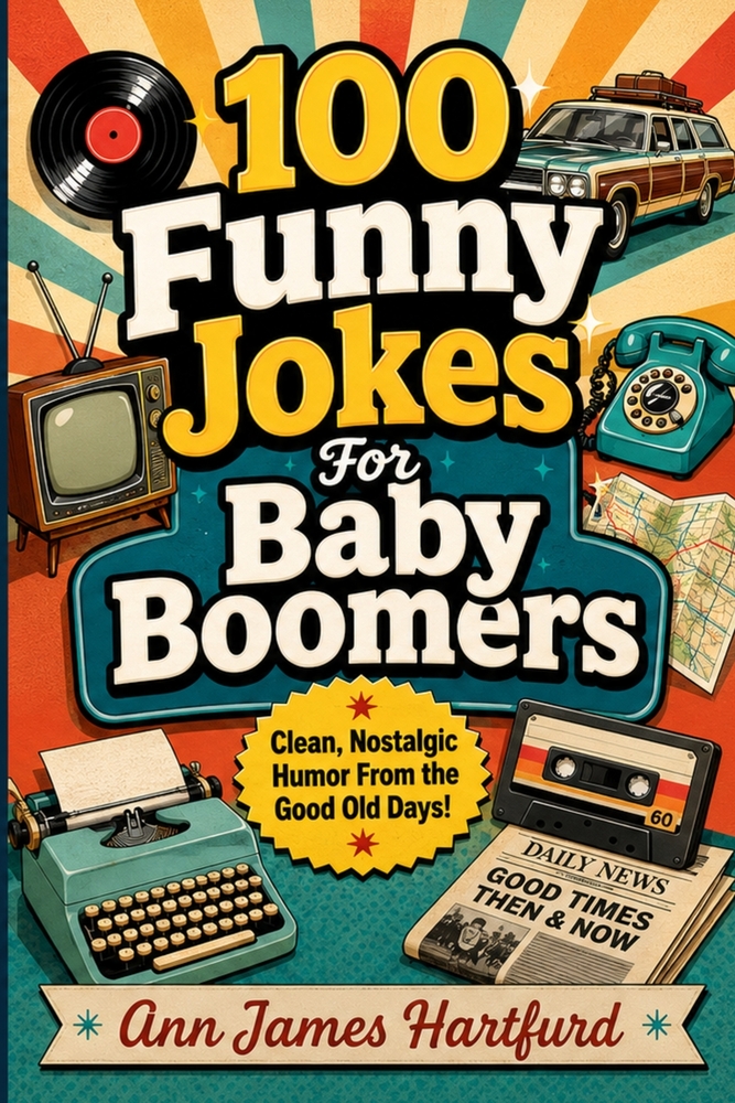 100 Funny Jokes For Baby Boomers: Fun Jokes For Baby Boomers and Seniors cover