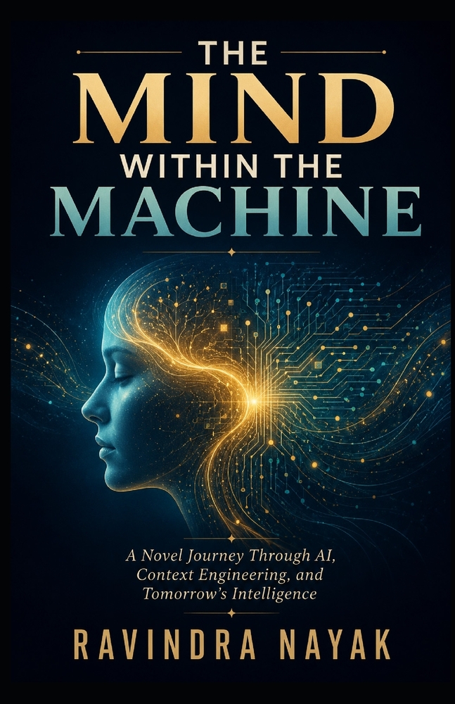 The Mind Within the Machine: A Novel Journey Through AI, Context Engineering, and Tomorrow's Intelligence: "Explaining the Future of Artificial Intell cover
