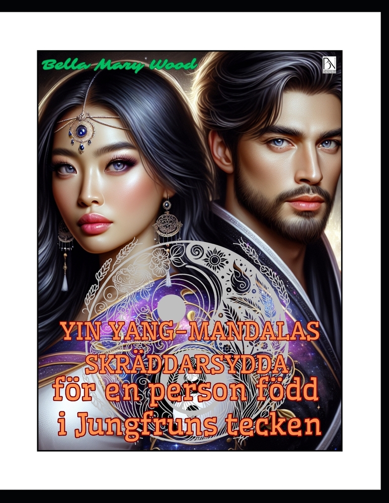 Yin Yang-mandalas skräddarsydda för en person född i Jungfruns tecken: yin yang målning cover
