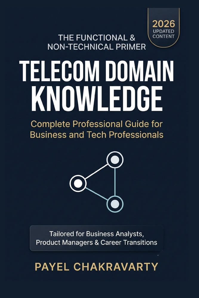 Telecom Domain Knowledge: Complete Professional Guide for Business and Tech Professionals: Global Study Resource for Career Shifts into Telecom Indust cover