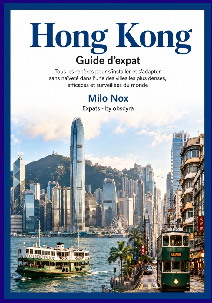Hong Kong Guide d'expat: Tous les repère pour s'installer et s'adapter sans naïveté dans l'une des villes les plus denses, efficaces et surveillées du cover