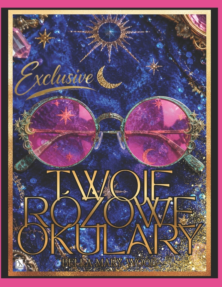 Twoje Różowe Okulary Optymistyczno-magiczna książka do kolorowania: pozytywna książka cover