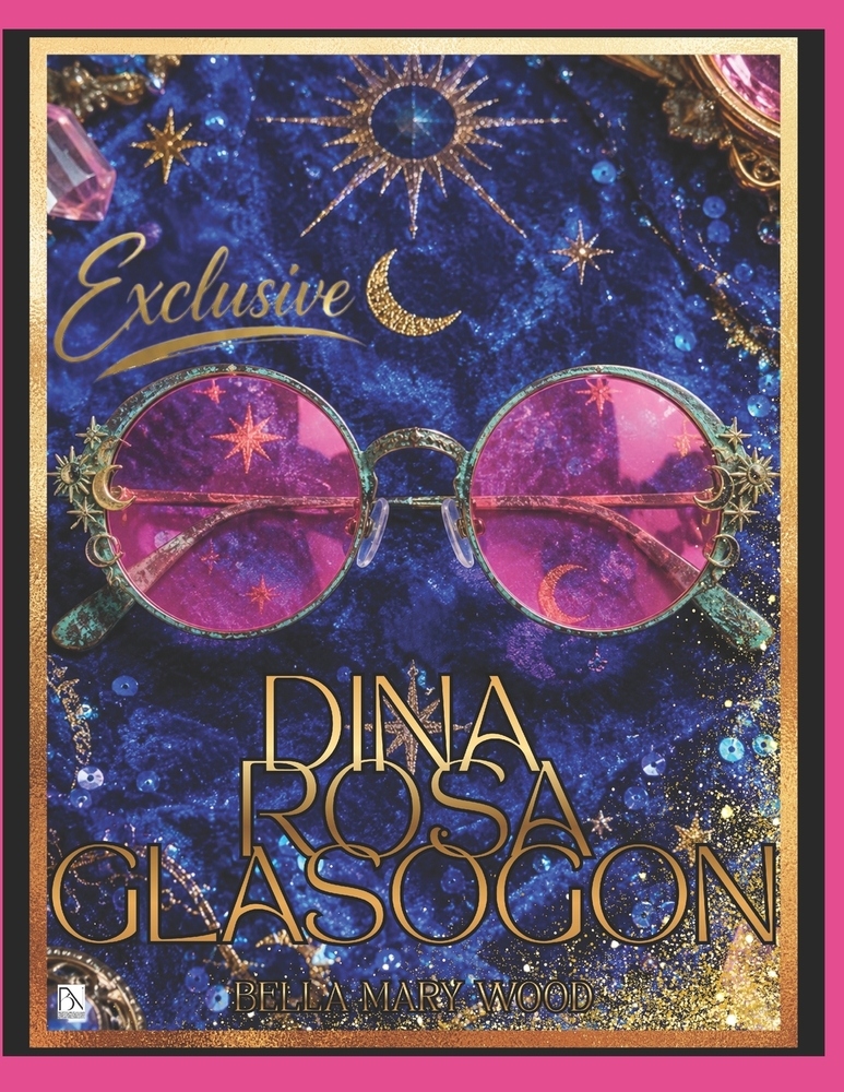 Dina Rosa Glasögon En optimistisk och magisk målarbok: glasögonbok cover