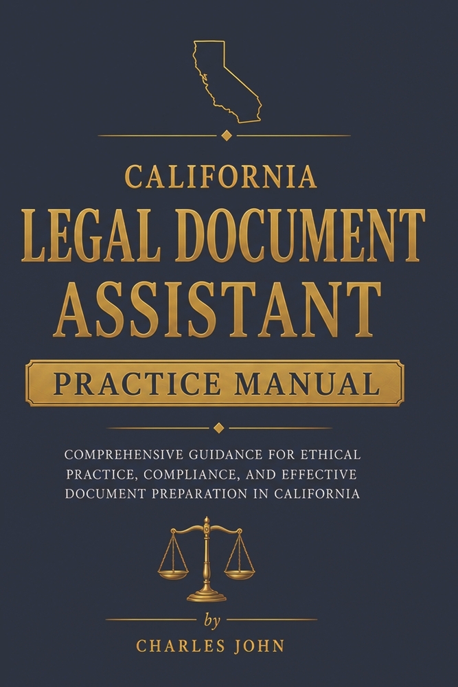 California Legal Document Assistant: Uncontested Divorce cover