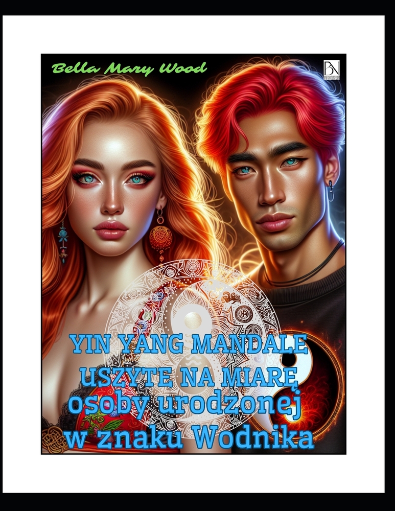 Yin Yang mandale uszyte na miarę osoby urodzonej w znaku Wodnika: harmonia w domu cover