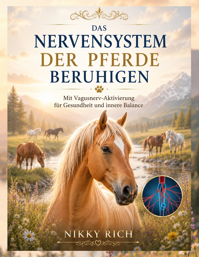 Das Nervensystem der Pferde beruhigen: Mit Vagusnerv-Aktivierung für Gesundheit und innere Balance cover