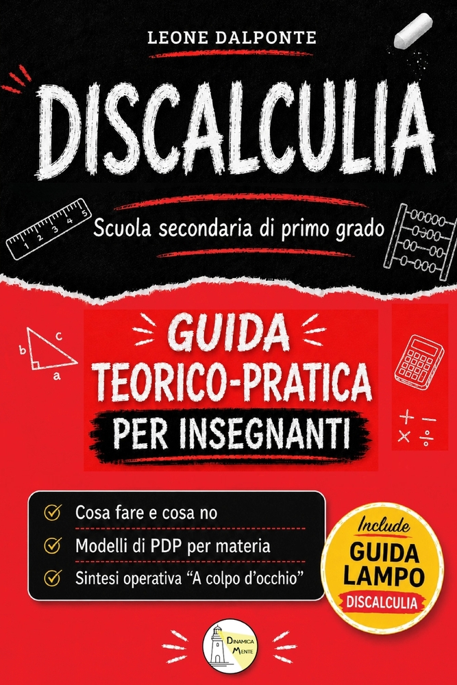 DISCALCULIA - Guida teorico-pratica per insegnanti - Scuola Secondaria di Primo Grado cover