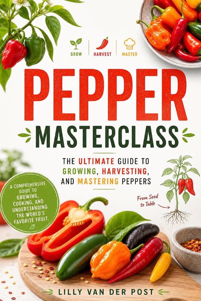 Pepper Masterclass: The Ultimate Guide to Growing, Harvesting, and Mastering Peppers: A Comprehensive Guide to Growing, Cooking, and Understanding the cover