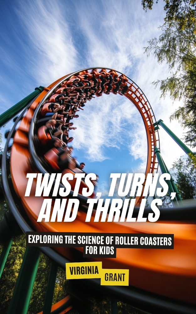 Twists, Turns, and Thrills: Exploring the Science of Roller Coasters for Kids cover
